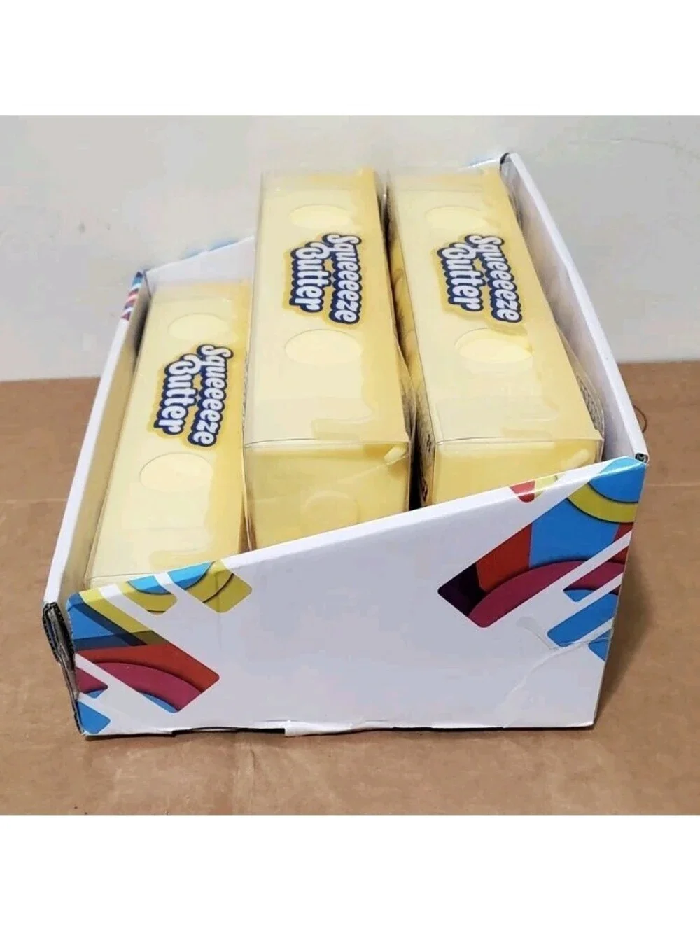 Sunny Days Squeeeeze Butter 14oz Salted Stretch Toy Giggle Zone Tiktok Lot Of 4